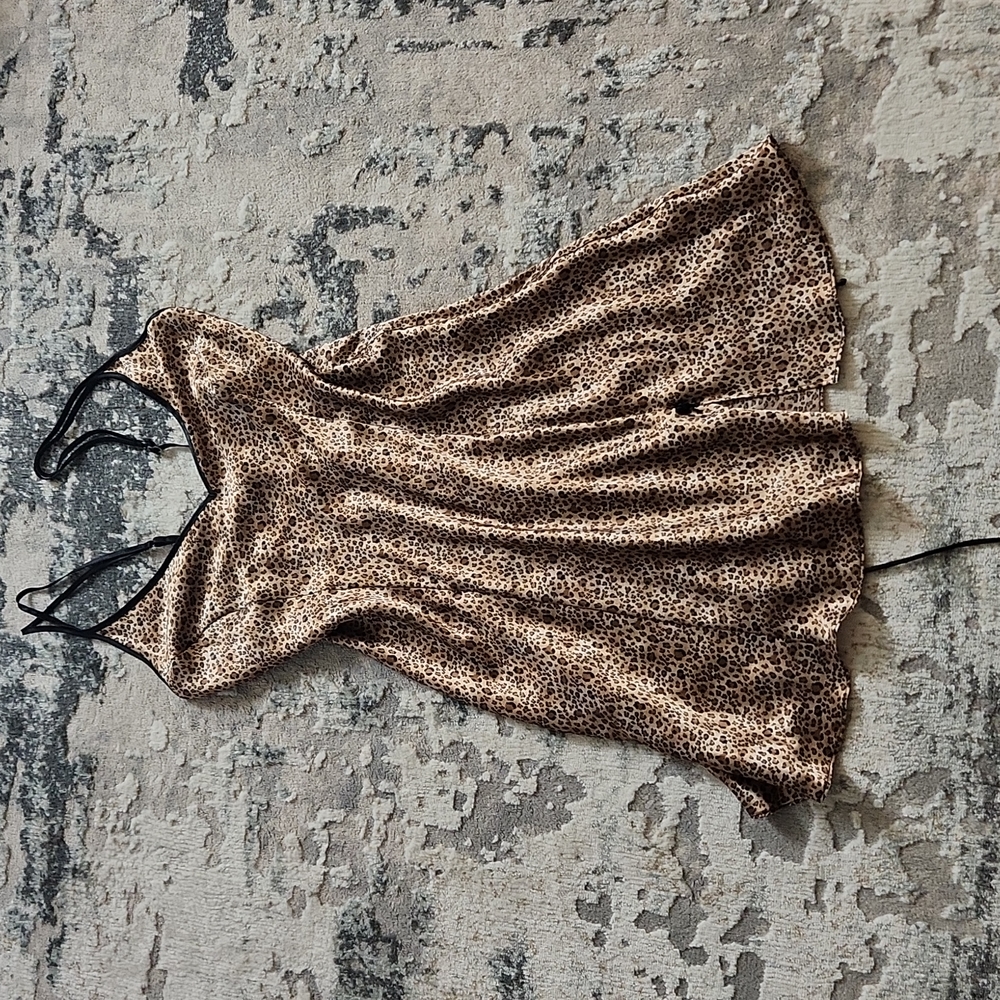 Leopard Slip Dress